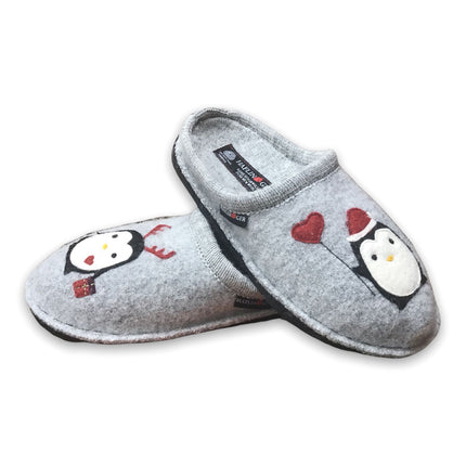 PINGUINO - Pantofola da donna HAFLINGER in lana cotta