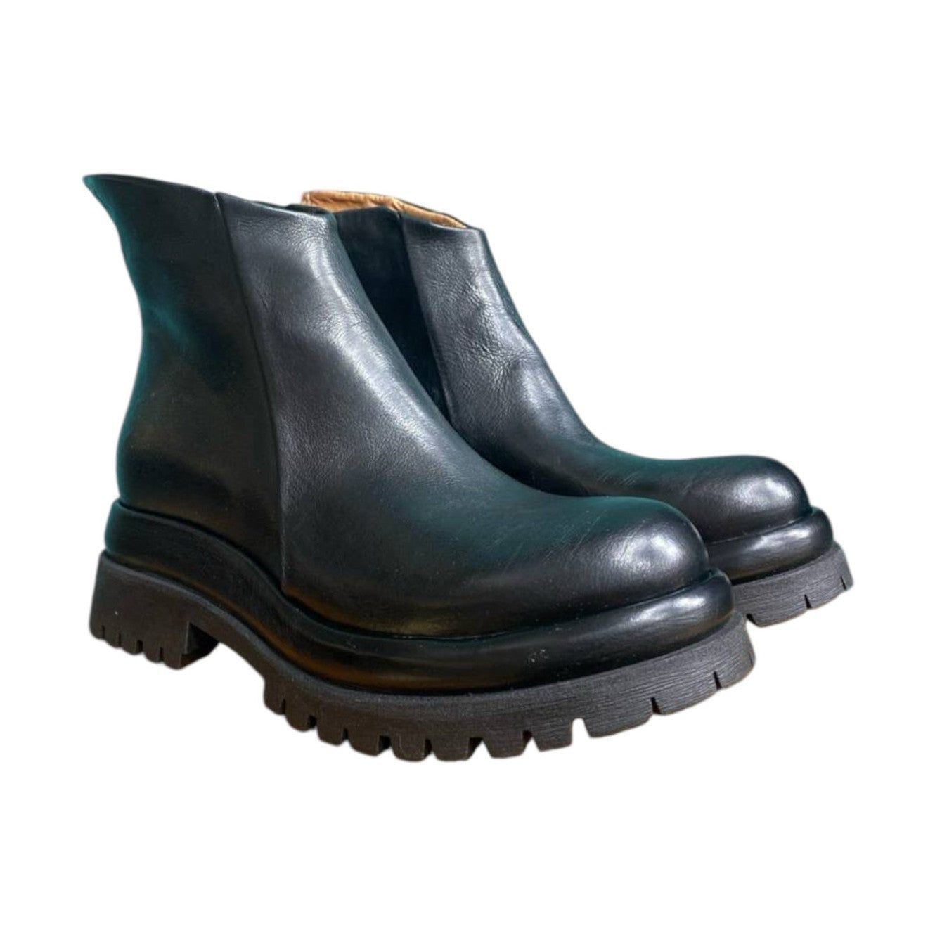 A.S.98 B51215 stivaletto donna in pelle vintage — dettaglio tomaia