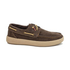 Sneaker Natural World Astun uomo in pelle scamosciata senza cromo design essenziale vista laterale