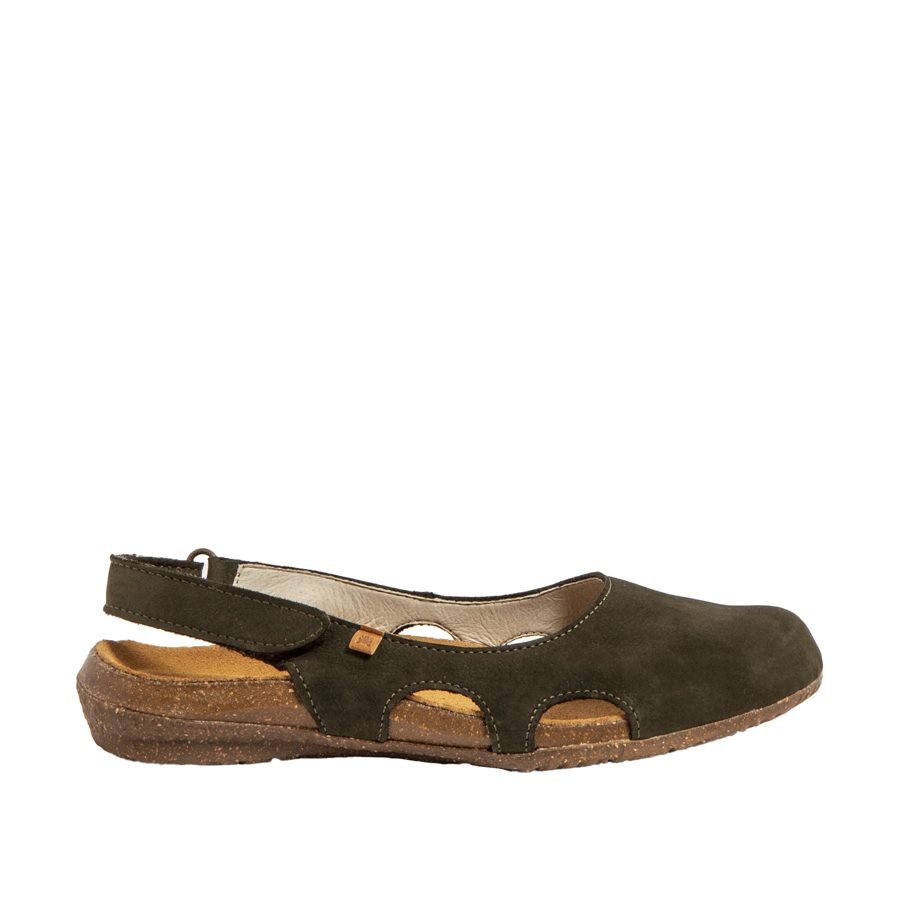 Vista superiore dei sandali El Naturalista N413 Wakataua dal design anatomico.