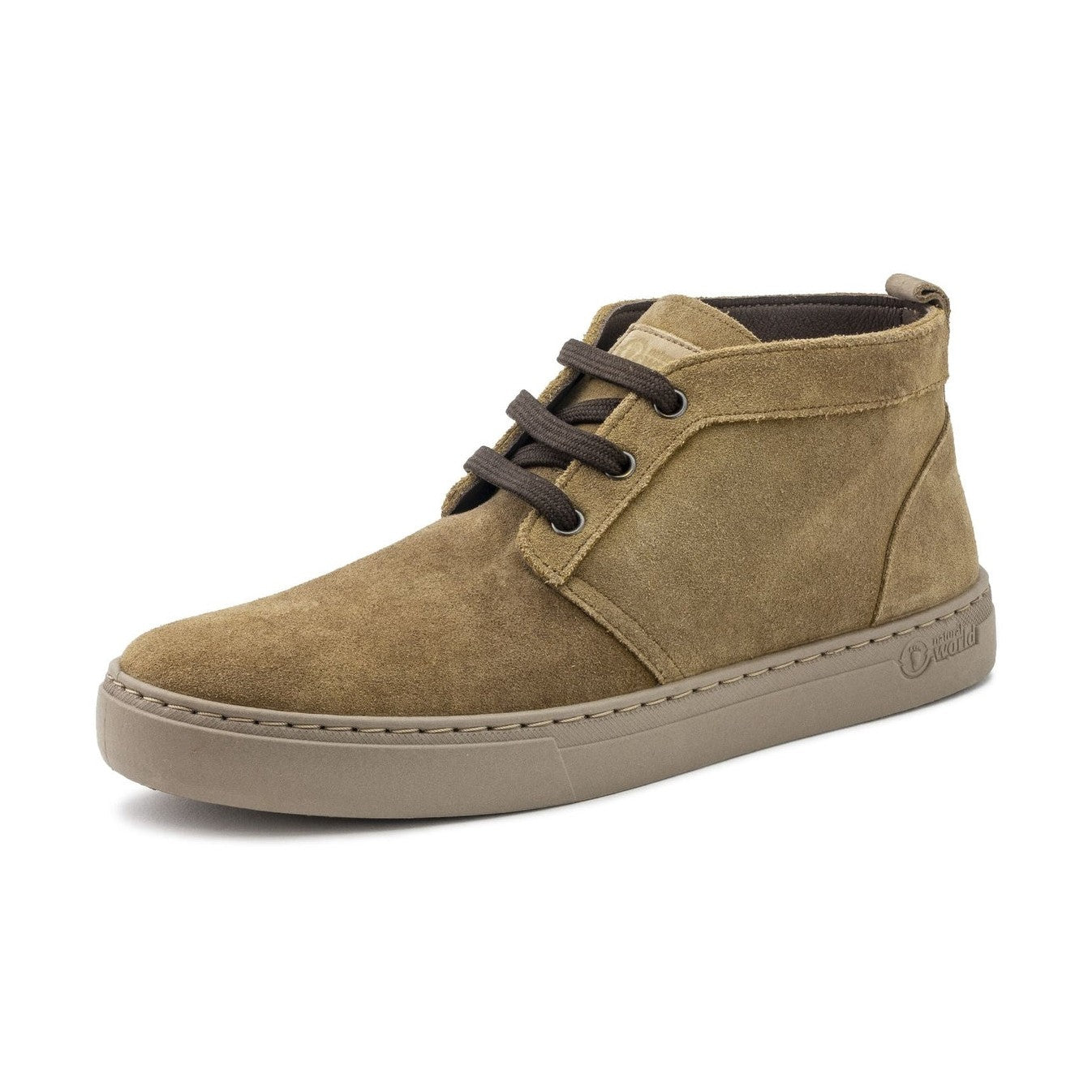 Allacciatura con lacci e design classico desert boot Natural World Alpe uomo