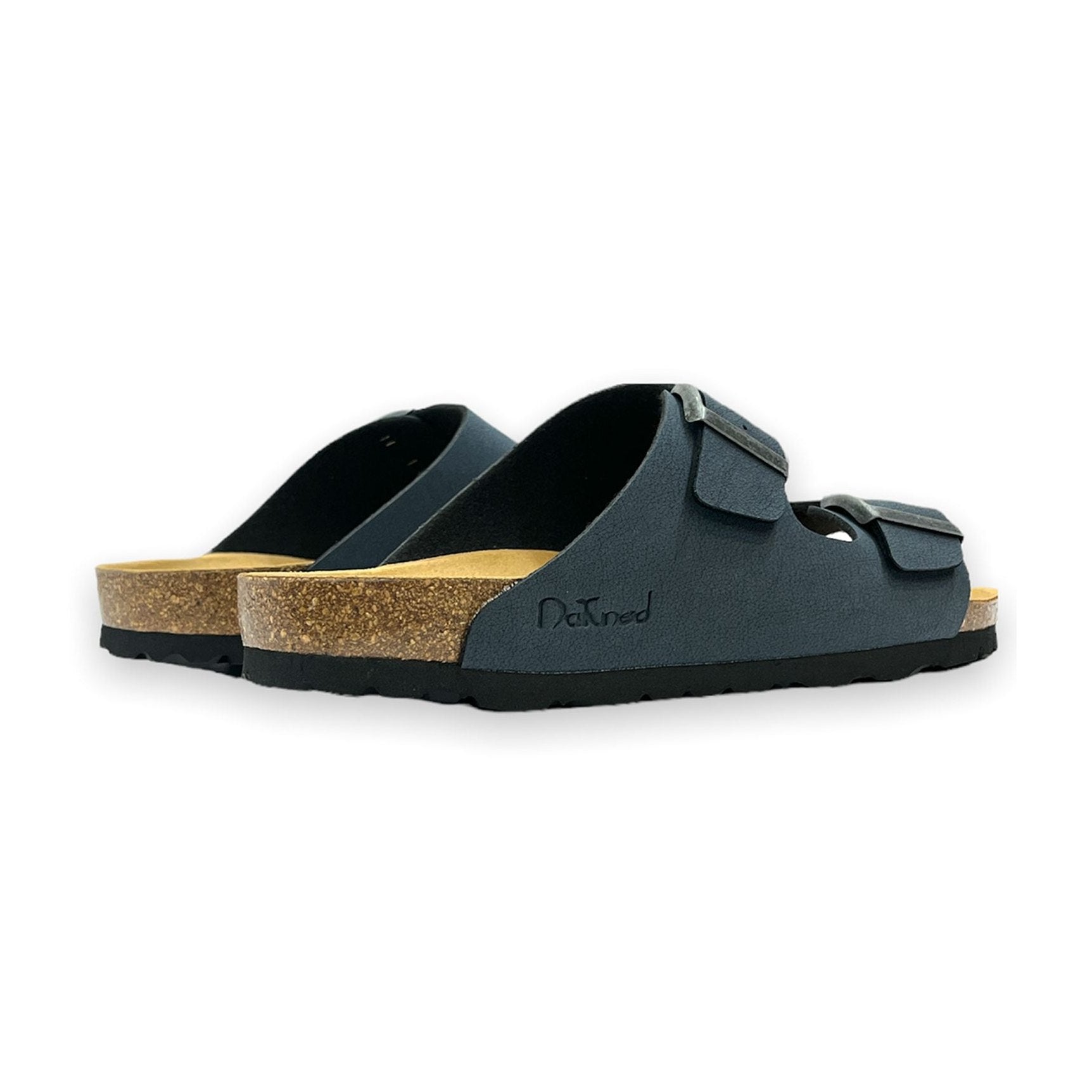 CH05 MICROFASER - Sandalo a due fasce in microfibra con cinturino regolabile da donna NATUNED