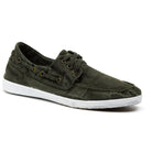 Scarpa Natural World Old Elbrus uomo in cotone biologico finitura vintage Old con lacci vista laterale