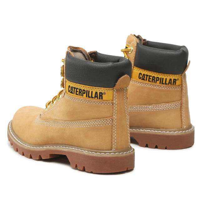 CAT Colorado 2.0 stivaletti uomo dettaglio tomaia in pelle e cuciture rinforzate