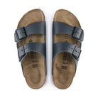 Fibbie metalliche regolabili su cinturini in pelle naturale Birkenstock Arizona