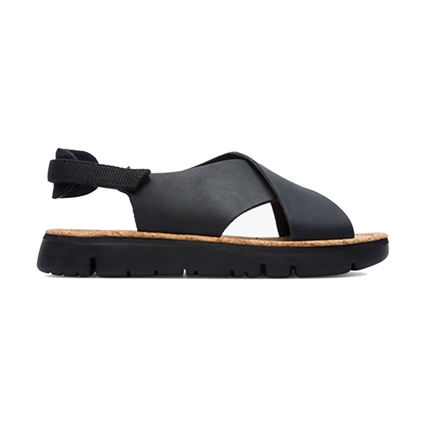 K200157 - Sandalo basso da donna con fasce intrecciate CAMPER modello ORUGA