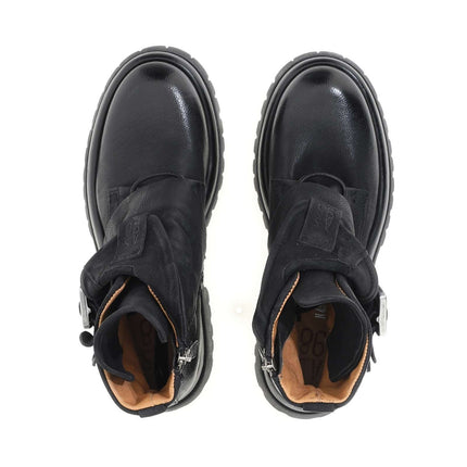 A.S.98 Darryl Femme Bottines En Cuir Naturel Vintage