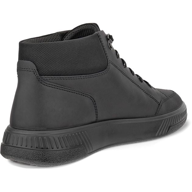 ECCO Move men's leather and textile ankle shoes with flexible lightweight sole and urban versatile style