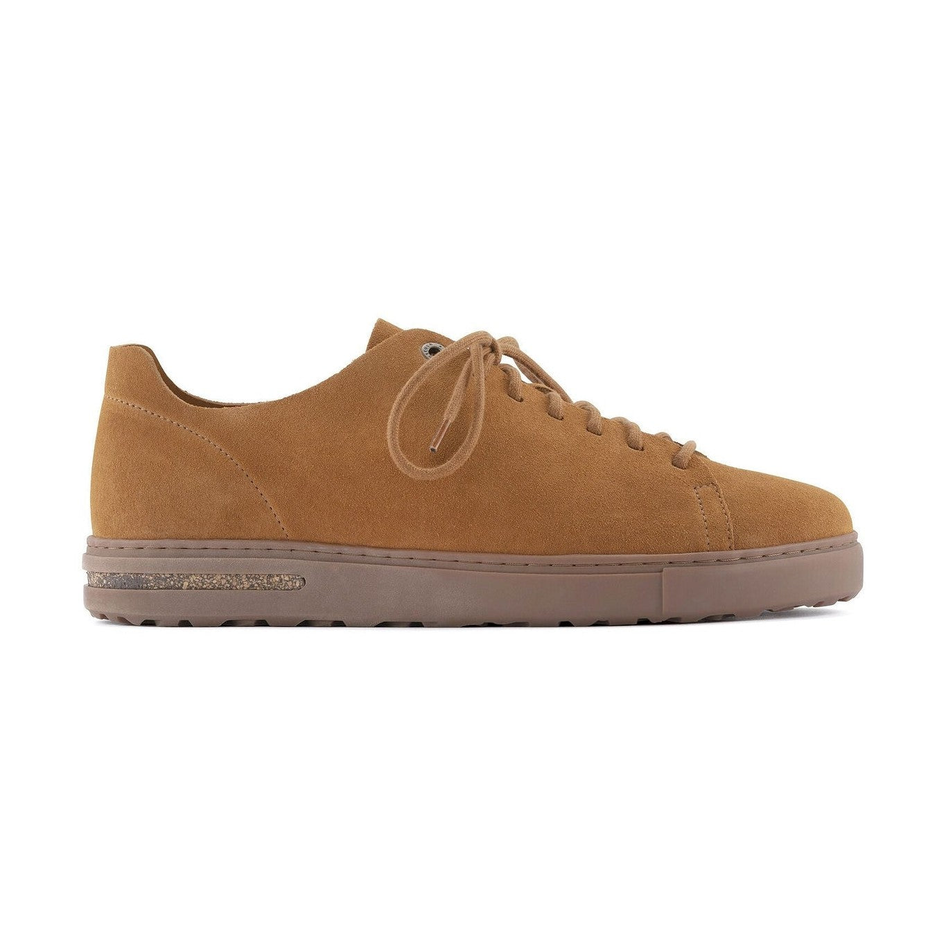 Sneaker Birkenstock Bend Low Decon uomo in pelle nabuk Flesh Out decostruita vista laterale