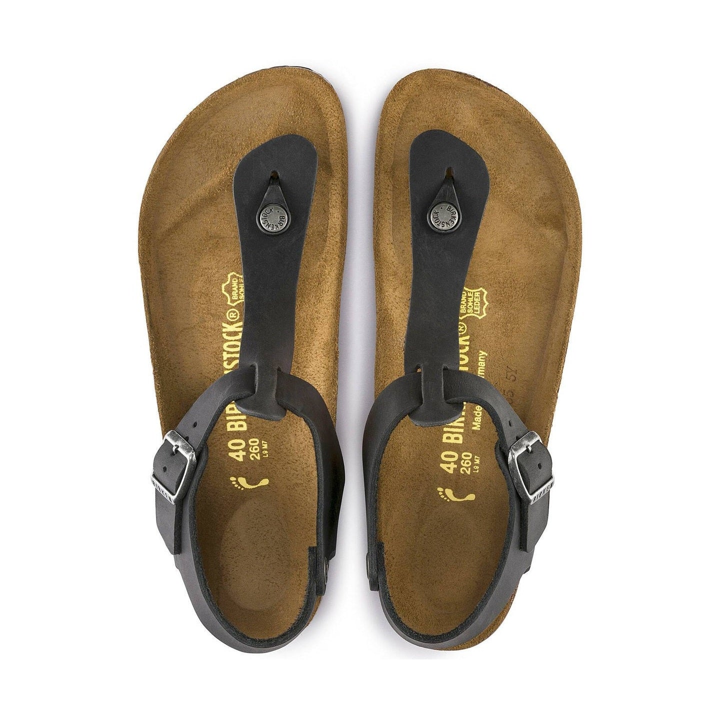 Coppia sandali Birkenstock Kairo unisex Birko-Flor comfort e stabilità Made in Germany