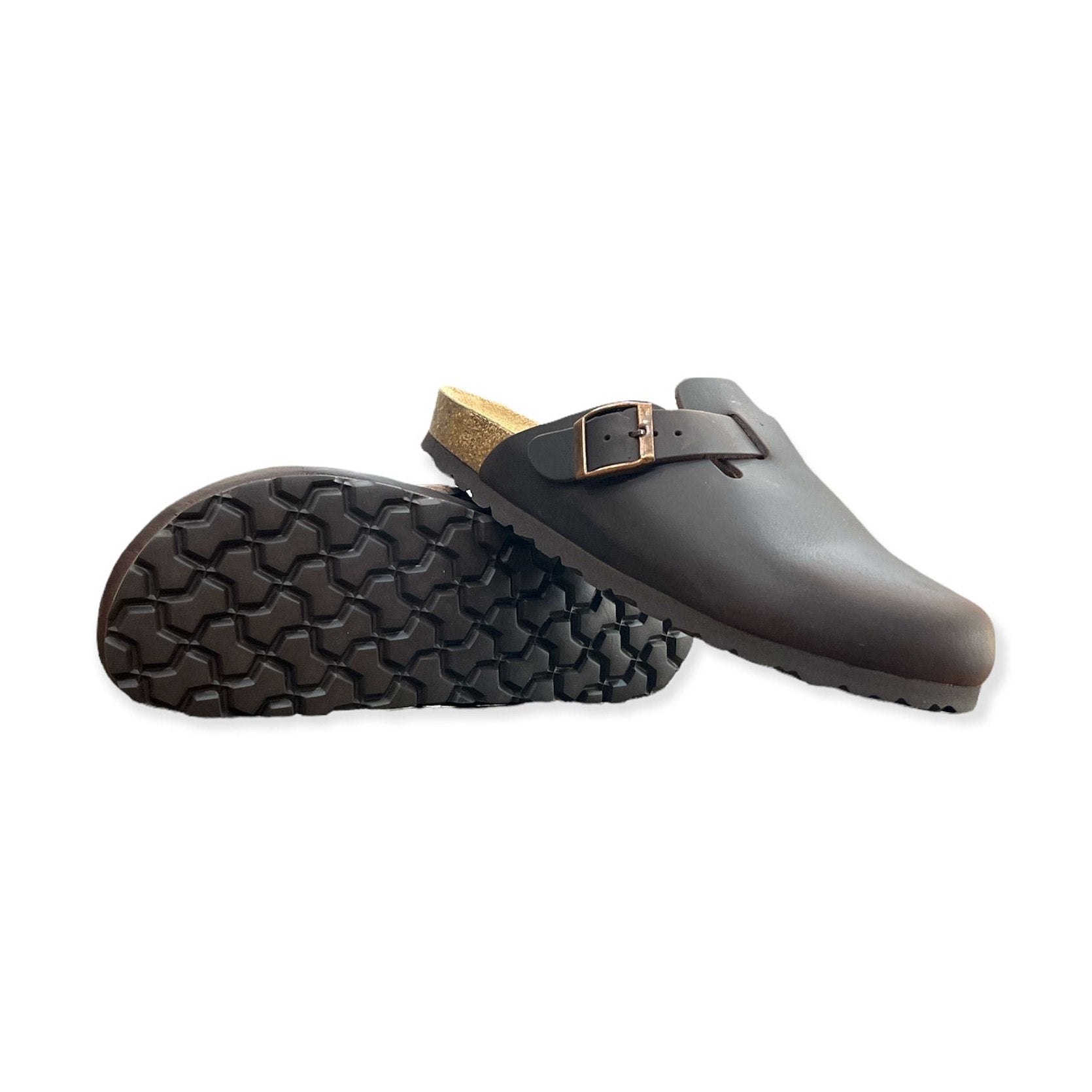 CH18 - sabot da donna e da uomo con fibbia regolabile NATUNED plantare in lattice anatomico comfort