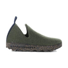 Asportuguesas City scarpa slip-on unisex in feltro di lana — vista tre quarti posteriore