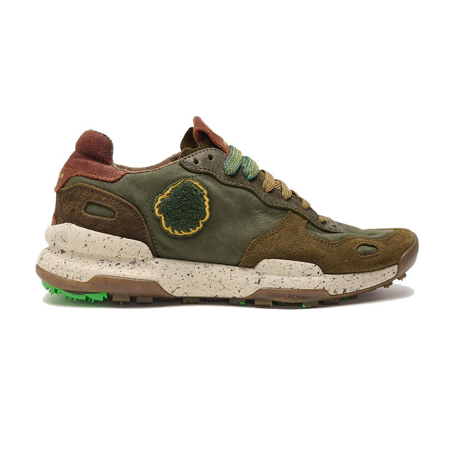 Sneaker artigianale Satorisan Chacrona Premium con tomaia in pelle certificata LWG.