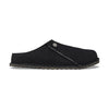 Pantofola Birkenstock Zermatt Premium unisex in pelle scamosciata morbida vista laterale
