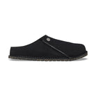 Pantofola Birkenstock Zermatt Premium unisex in pelle scamosciata morbida vista laterale