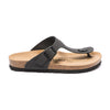 CH08 BIO Sandalo infradito con cinturino regolabile da donna NATUNED  plantare in lattice anatomico comfort