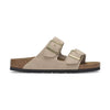 Pelle scamosciata flessibile che si adatta al piede Birkenstock Arizona donna