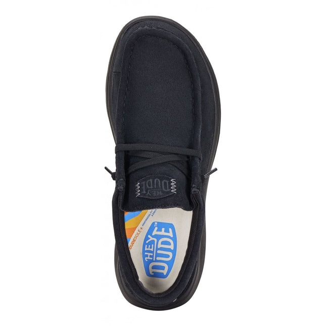 Hey Dude Wally Comf Suede lightweight flexible sole detail