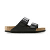 Sandalo Birkenstock Arizona unisex in Birko-Flor con plantare morbido Soft Footbed vista laterale