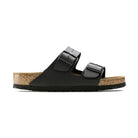 Sandalo Birkenstock Arizona unisex in Birko-Flor con plantare morbido Soft Footbed vista laterale