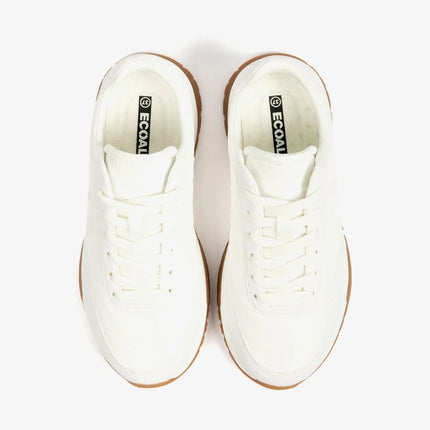 Ecoalf Ventura sneakers donna vegan sostenibili primo piano su cuciture e finiture minimal