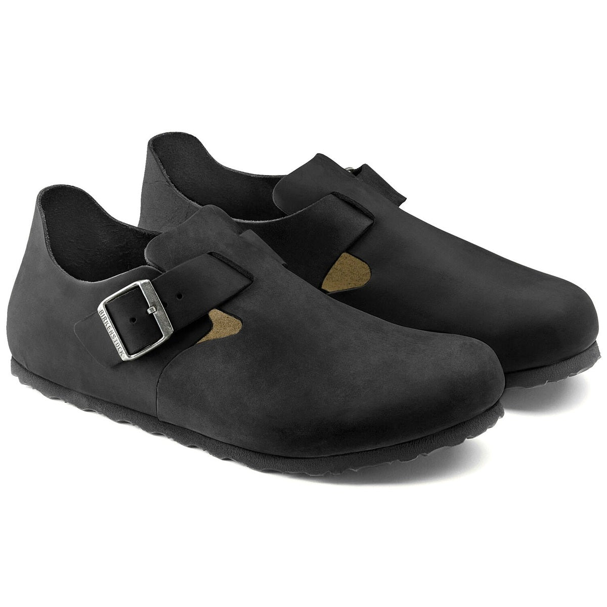 Pelle nabuk oliata senza cuciture taglio vivo con sfumature naturali Birkenstock London