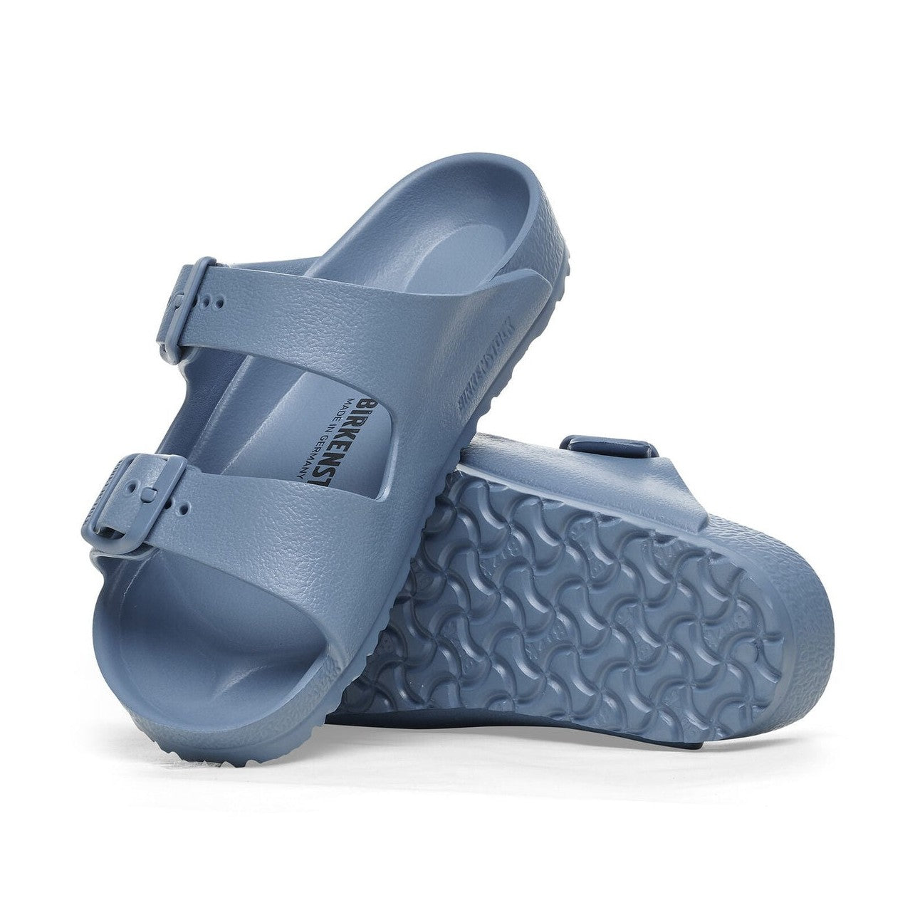 Birkenstock Arizona Kids EVA sandalo bambino azzurro con suola a vista