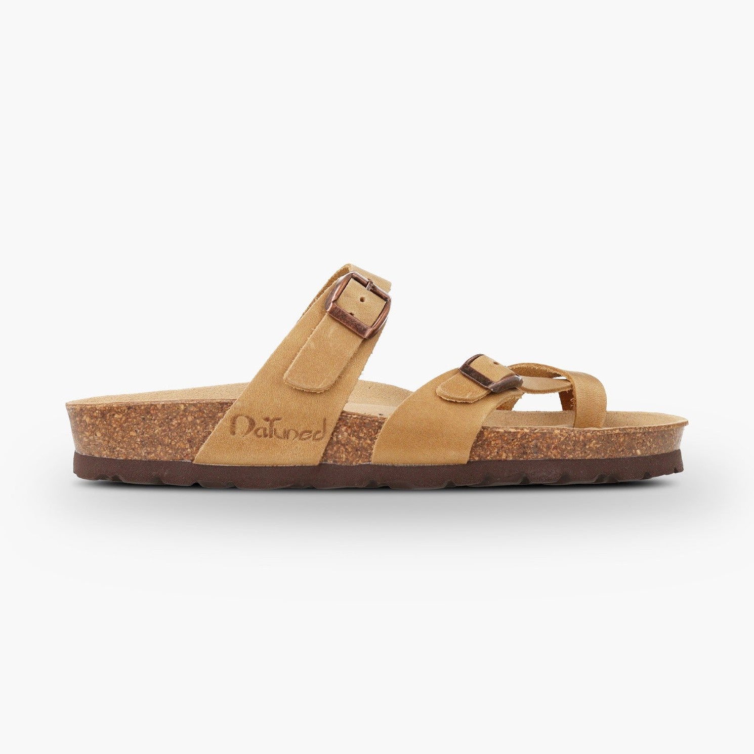 CH07 Sandalo infradito con cinturino regolabile UNISEX NATUNED plantare in lattice anatomico confort