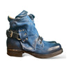 A.S.98 717204 Donna Stivaletto In Pelle Artigianale Vintage