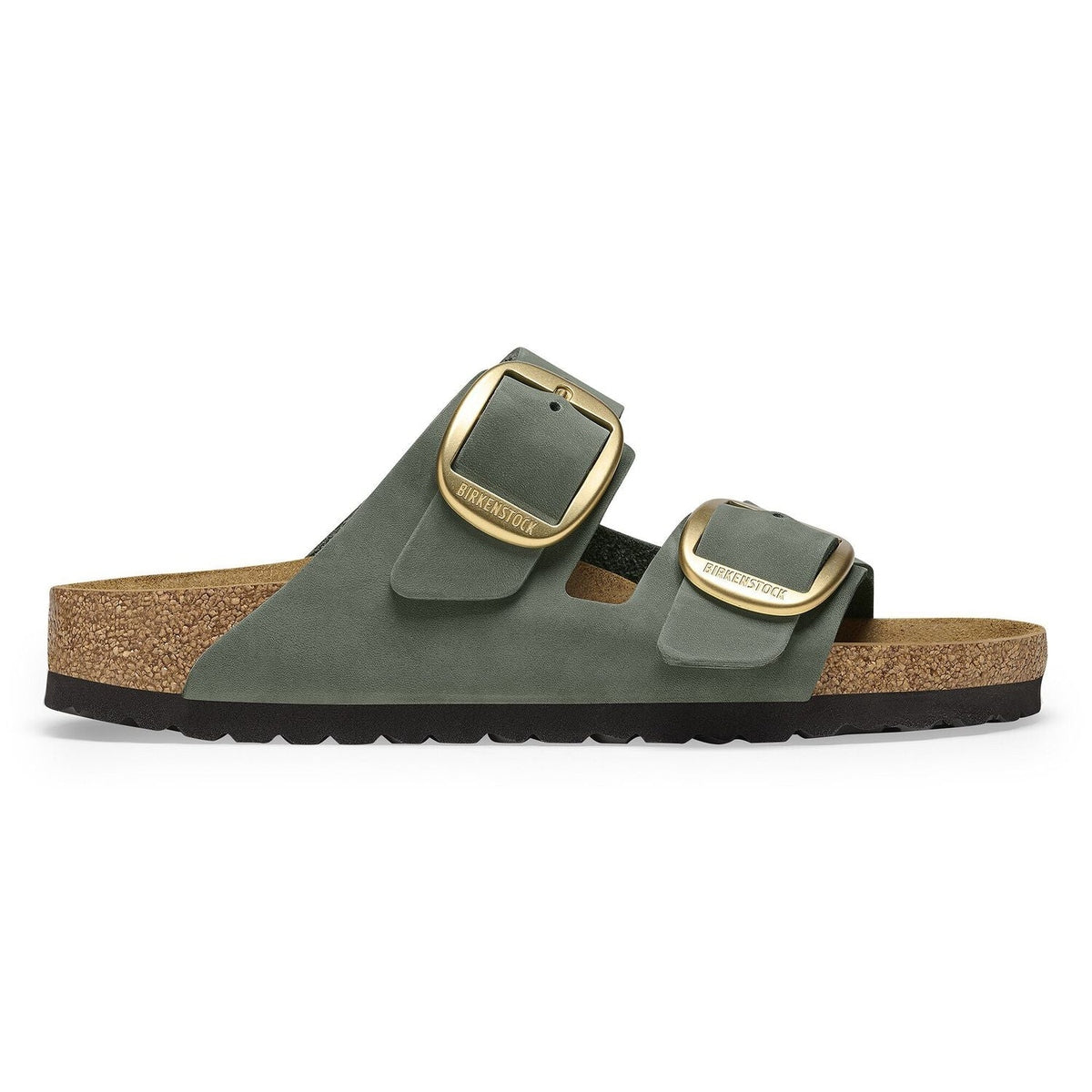 Plantare Semi-Exquisit rivestito in pelle liscia coordinata Birkenstock Arizona Big Buckle