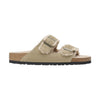 Sandalo Birkenstock Arizona Shearling unisex pelle scamosciata pelliccia Made in Germany