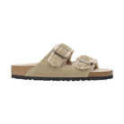 Sandalo Birkenstock Arizona Shearling unisex pelle scamosciata pelliccia Made in Germany