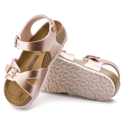 RIO (BIRKO-FLOR KIDS) - Sandalo da bambina Birkenstock con due fasce e cinturini regolabili