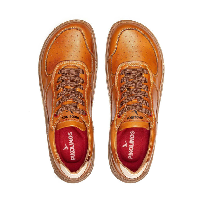 Pikolinos Aranjuez scarpe uomo pelle naturale artigianale dettaglio cuciture e tomaia