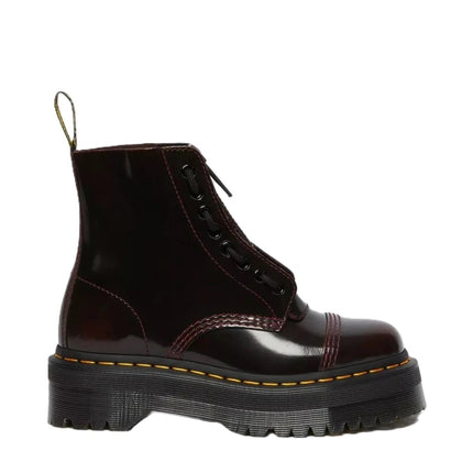 Anfibi in pelle con zip frontale e plateau – Dr. Martens Sinclair