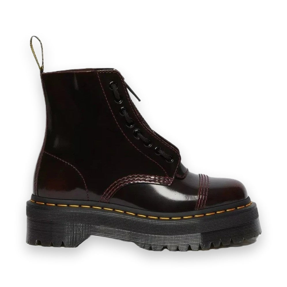 Dr. Martens Sinclair Unisex Stivali Platform In Pelle