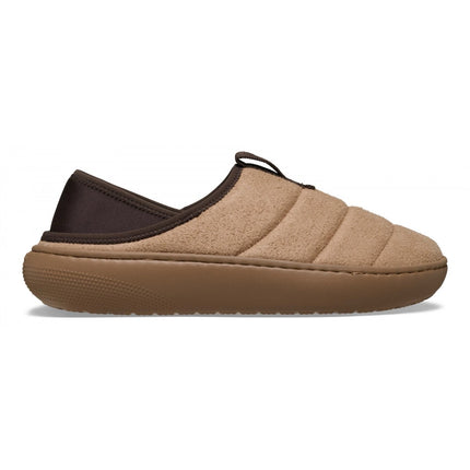 Crocs Classic Sueded Moc dettaglio interno imbottito per comfort domestico