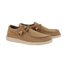 HeyDude Wally Sport Mesh uomo mostrata in una vista prospettica sportiva.