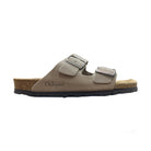 CH05 VELOUR - Sandalo a due fasce in pelle con cinturino regolabile da donna e da uomo NATUNED