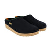 Haflinger Kris sabot unisex in feltro di lana — vista tre quarti