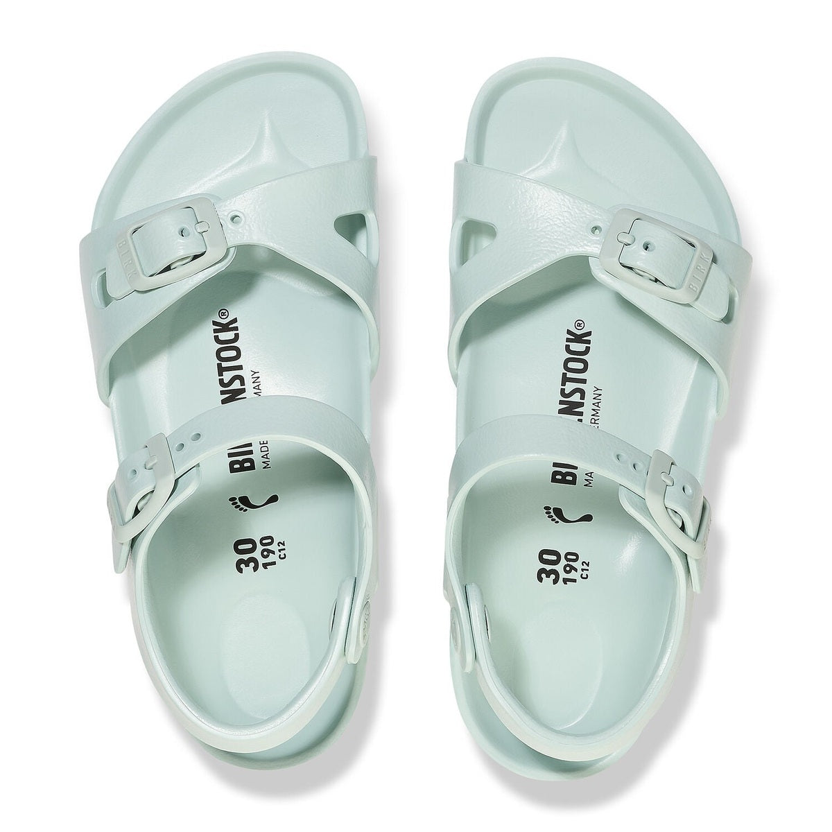 Coppia sandali Birkenstock Rio Kids EVA bambina impermeabili per spiaggia e piscina