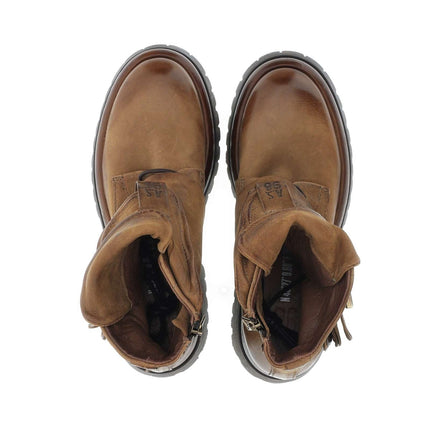 A.S.98 Darryl Femme Bottines En Cuir Naturel Vintage