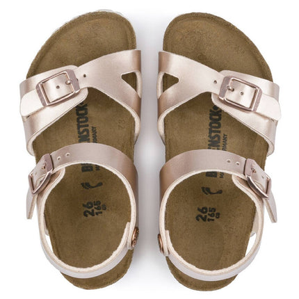 RIO (BIRKO-FLOR KIDS) - Sandalo da bambina Birkenstock con due fasce e cinturini regolabili