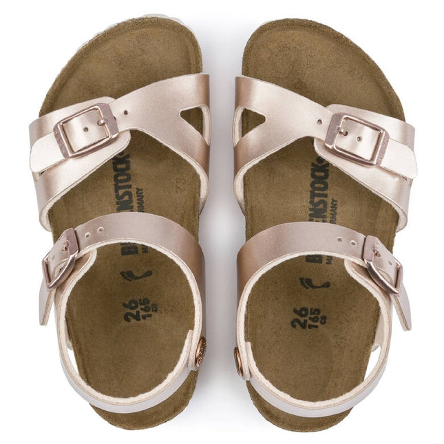 RIO (BIRKO-FLOR KIDS) - Sandalo da bambina Birkenstock con due fasce e cinturini regolabili