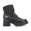 A.S.98 A89208 stivaletto donna in pelle morbida con zip vista frontale