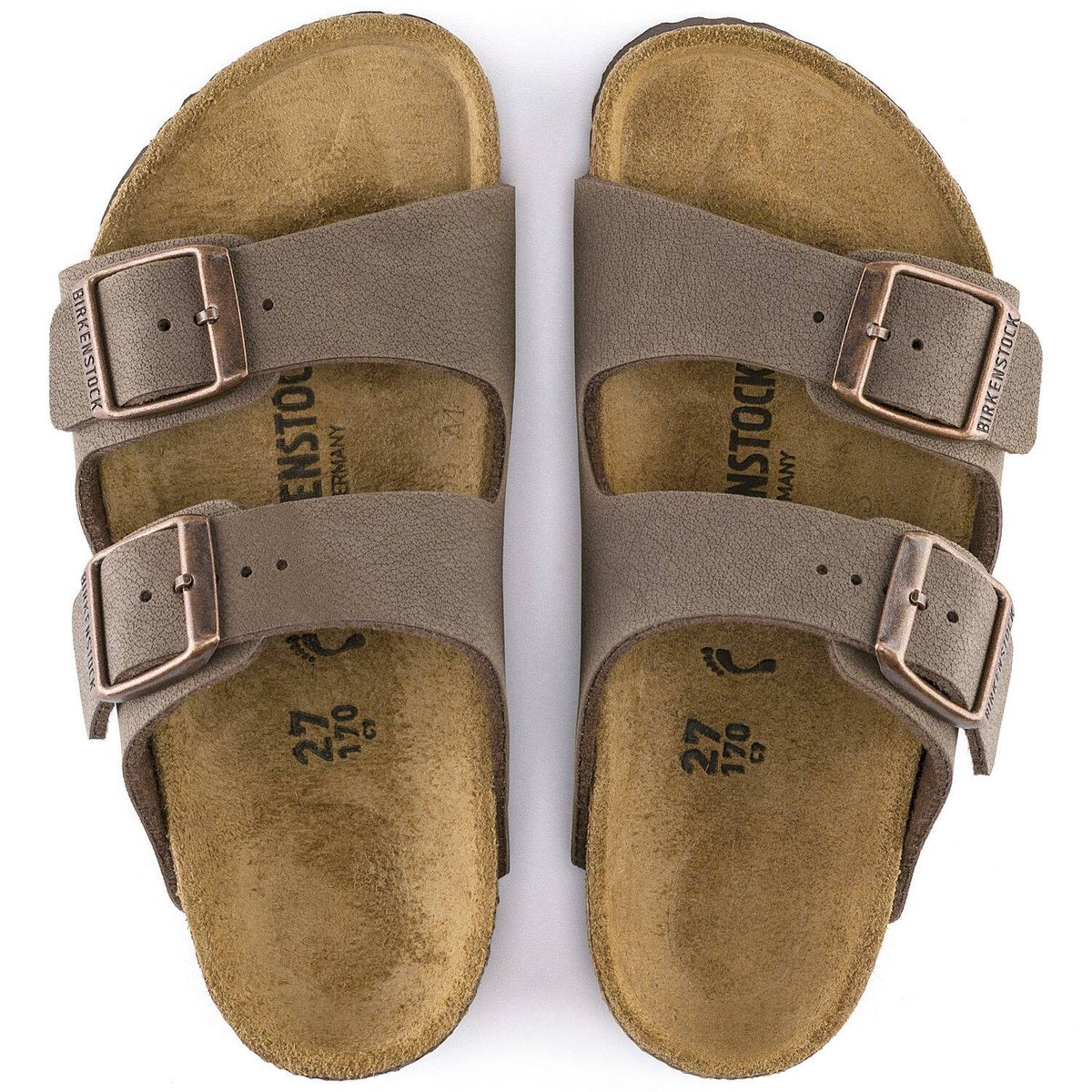 Suola EVA ammortizzante sandalo Birkenstock Arizona Kids vista dall'alto