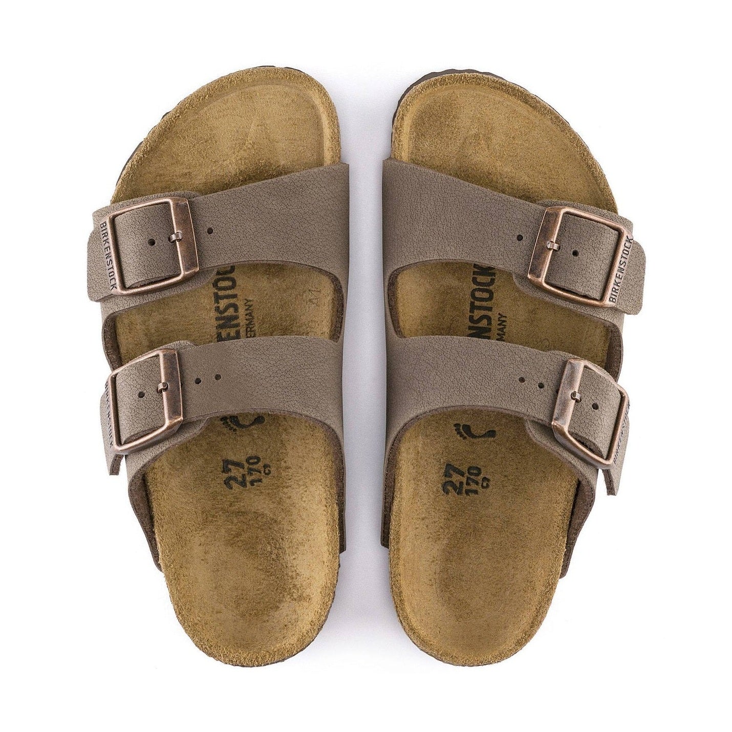 Suola EVA ammortizzante sandalo Birkenstock Arizona Kids vista dall'alto