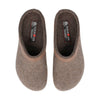 Haflinger Torben sabot unisex in feltro di lana — vista laterale