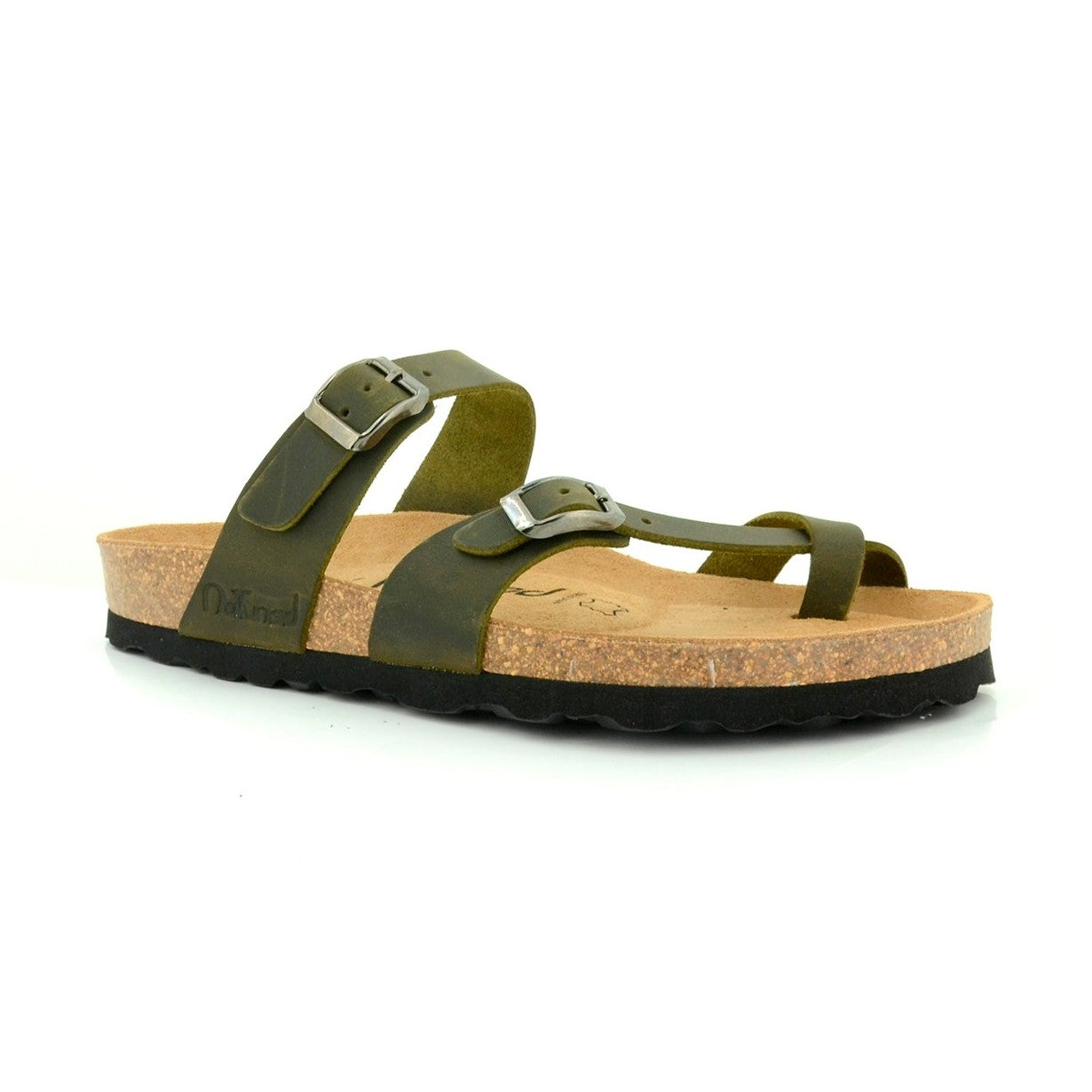 CH07 Sandalo infradito con cinturino regolabile UNISEX NATUNED plantare in lattice anatomico confort