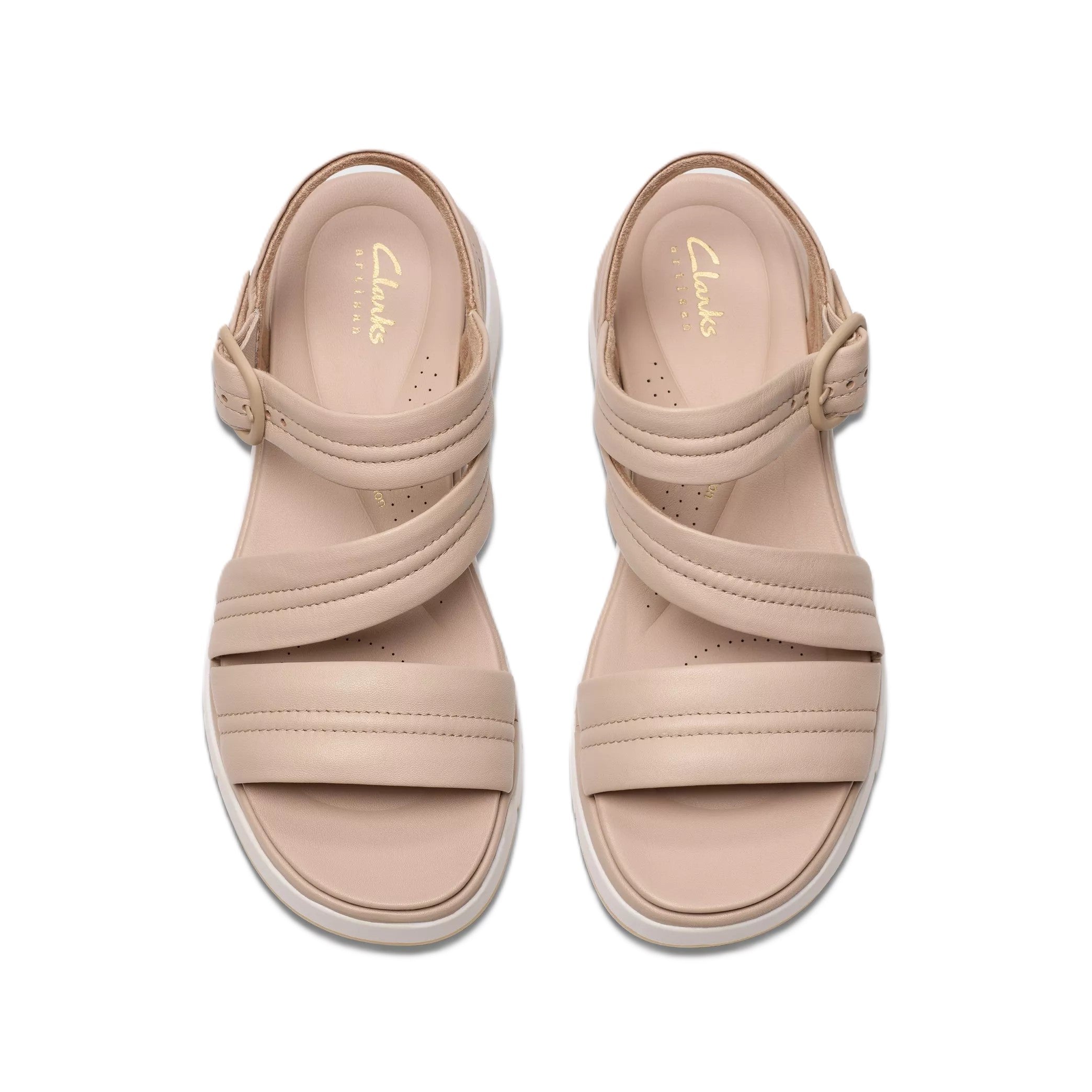 Clarks Tuscan Strap Sandalo Donna Platform In Pelle